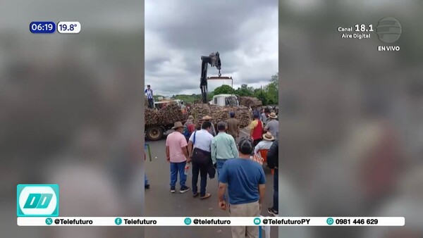 Cañicultores e indígenas lideran 12 cierres de ruta en diversos puntos del país