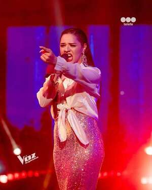 Nathalie Aponte sigue en competencia y va rumbo a la final de La Voz Argentina 2025 - Música - ABC Color