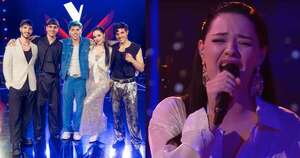La Nación / La Voz Argentina: Nath Aponte es parte de los 4 finalistas de team Luck Ra