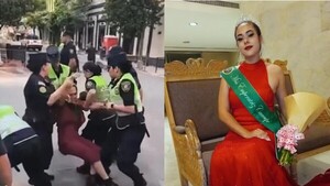 Miss que se manifestó con la Generación Z terminó con golpes y problemas respiratorios