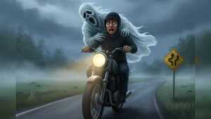 “El fantasma se me subió en la moto”: Asegura que un espíritu lo acompañó en plena madrugada
