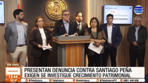 Presentan denuncia contra Santiago Peña