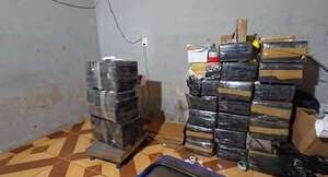 Incautan más de mil kilos de marihuana en una vivienda