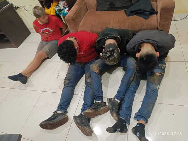 Policía detuvo a cuatro delincuentes tras persecución en CDE