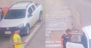 Diario HOY | Abandonan moto y suben a un auto blanco, así huyeron los supuestos asesinos del militar