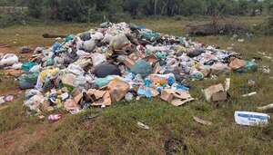 Carapeguá: Denuncian descarga ilegal de basura en propiedad privada - Nacionales - ABC Color