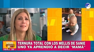 La emoción de Sanie al escuchar que su hijo le dijo mamá