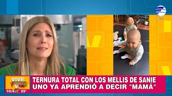 La emoción de Sanie al escuchar que su hijo le dijo mamá