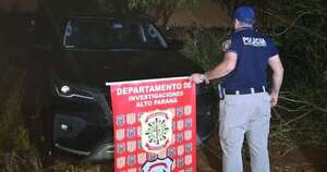 Diario HOY | Minga Guazú: recuperan camioneta robada a la Policía Militar brasileña