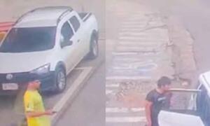 Abandonan moto y suben a un auto blanco, así huyeron los supuestos asesinos del militar – Prensa 5