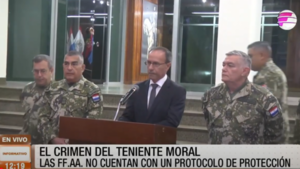 Las Fuerzas Armadas no cuentan con un protocolo de protección