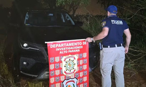 Recuperan en Minga Guazú camioneta robada a la Policía Militar de Brasil - OviedoPress