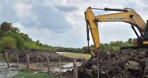 Diario HOY | Fuerte Olimpo: destruyen represa irregular en el riacho Florida