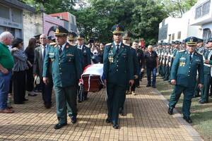 ¡Despidieron con honores al militar al que mataron frente a su facu!