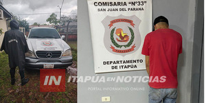 RECUPERARON VEHÍCULO HURTADO EN SAN JUAN DEL PARANÁ
