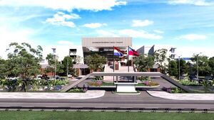 Palada inicial de la nueva sede de la Universidad Politécnica Taiwán–Paraguay