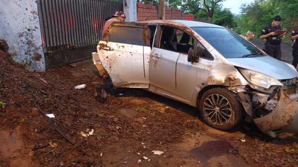 Conductor ebrio se salvó de milagro tras volcar en Cambyretá