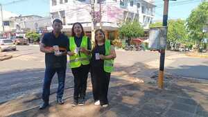 Docentes en especialización promueven campaña de concientización vial en Encarnación