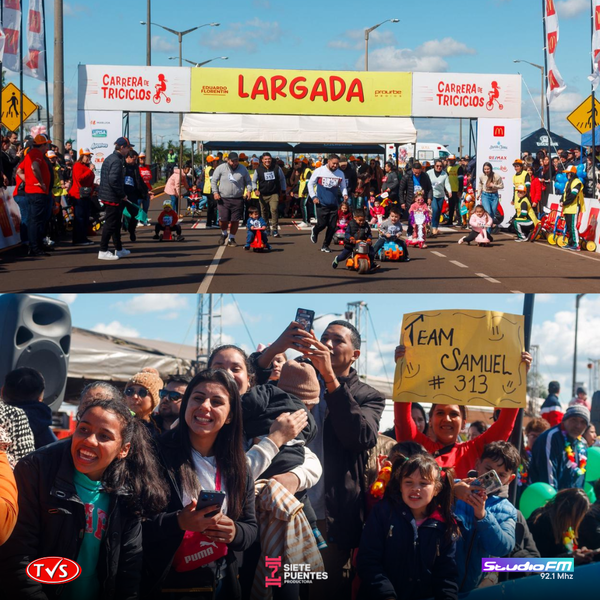 LA CARRERA DE TRICICLOS VUELVE ESTE DOMINGO CON DIVERSIÓN Y SOLIDARIDAD EN ENCARNACIÓN - «TVS DIGITAL»