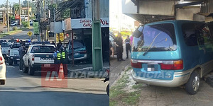 ACCIDENTE DESTROZÓ UN LOCAL Y DEJÓ UNA MENOR LESIONADA