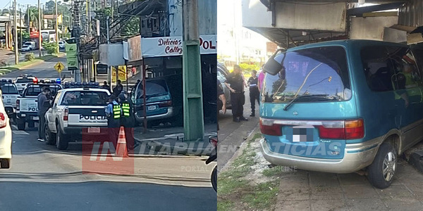 ACCIDENTE DESTROZÓ UN LOCAL Y DEJÓ UNA MENOR LESIONADA