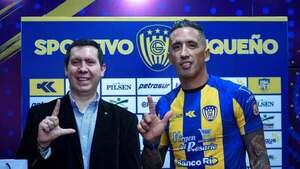 Lucas Barrios, el elegido en Luqueño