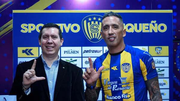 Lucas Barrios, el elegido en Luqueño