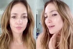 Popular / (VIDEO) ¡Así se ve JLo sin maquillaje!