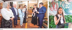 Keiki abrió su primera tienda de orquídeas en Alto Paraná
