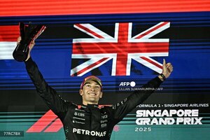Versus / Russell gana el GP de Singapur, McLaren se lleva el título de constructores