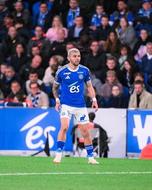 Julio Enciso tuvo su tan esperado debut con Estrasburgo en la liga francesa