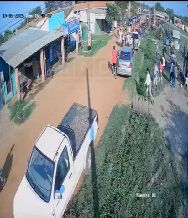 Motociclista embiste a un menor mientras realizaba piruetas - Concepción al Día