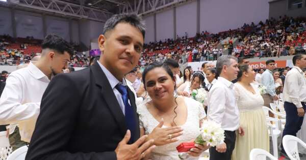 La Nación / Registro Civil destaca respaldo de la sociedad a las bodas colectivas