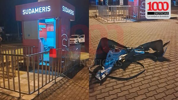 Intentaron robar un cajero automático en Itapúa