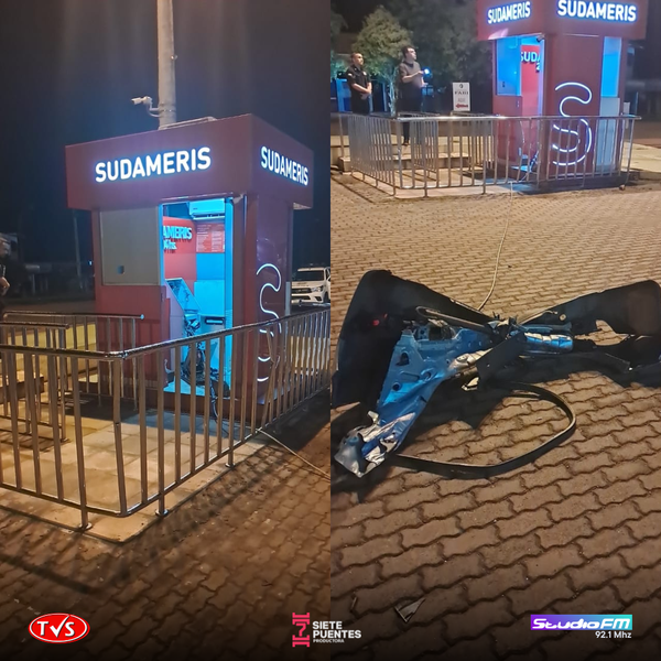 INTENTO DE HURTO A CAJERO AUTOMÁTICO EN LA PAZ, ITAPÚA - «TVS DIGITAL»
