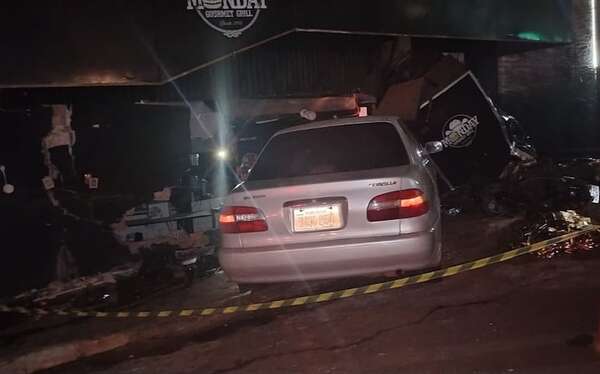 Conductora ebria mata a guardia tras chocar contra local gastronómico - ABC en el Este - ABC Color