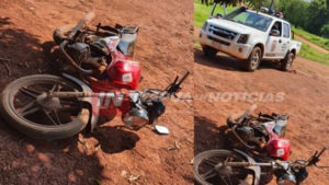 MOTOCICLISTA RESULTÓ LESIONADO TRAS CAÍDA EN CAMBYRETÁ 