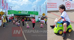 ENCARNACIÓN VIBRÓ CON MÁS DE 500 NIÑOS EN LA CARRERA DE TRICICLOS