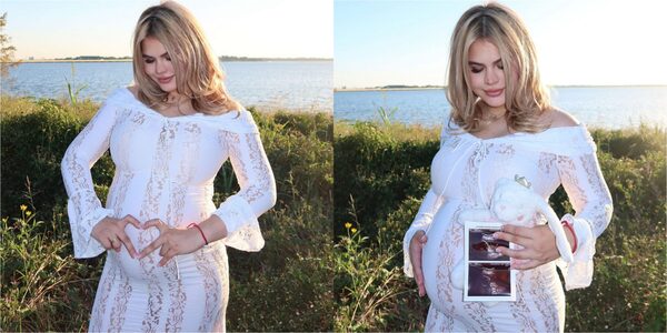 Popular / (GALERÍA) ¡Chulinísima! Luana Alonso mostró sus fotos pre-parto