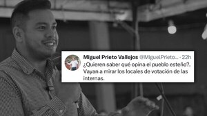 “¿Quieren saber qué opinan los esteños?”: la pregunta que le salió mal a Prieto - El Trueno