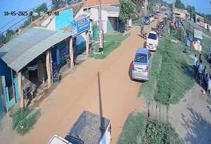 Video: joven que realizaba piruetas en motocicleta chocó a un niño en Concepción  - Nacionales - ABC Color