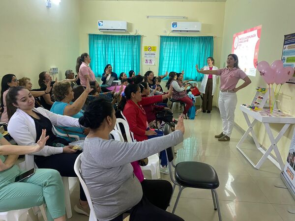 Octubre Rosa en Encarnación: salud, prevención y solidaridad en el barrio Fátima