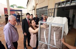 Itaipu Binacional entregó víveres y muebles al Penal de Minga Guazú