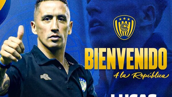 Luqueño anuncia a Lucas Barrios
