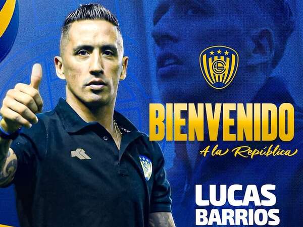 Lucas Barrios fue presentado en el Sportivo Luqueño - Sportivo Luqueño - ABC Color