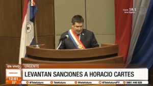 Estados Unidos levanta sanciones de la OFAC a Horacio Cartes