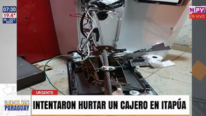 Frustran intento de robo a cajero automático en Itapúa