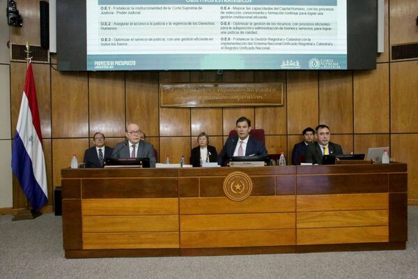 Titular de la Corte Suprema, doctor César Diesel defendió el presupuesto 2026 ante la Comisión Bicameral