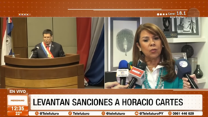 Celeste Amarilla: ''Me preocupa el levantamiento de sanciones a Cartes"