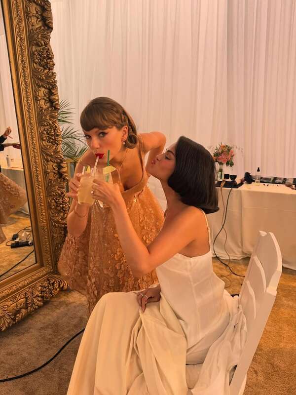 Selena Gomez comparte fotos de su boda: Taylor Swift la grabó en un momento especial - Gente - ABC Color